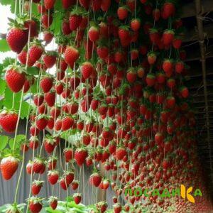 Клубника ампельная Анастасия купить по цене от 370р. в интернет-магазине «Посадика» с доставкой почтой в в Урюпинске и по всей России – [изображение №1].